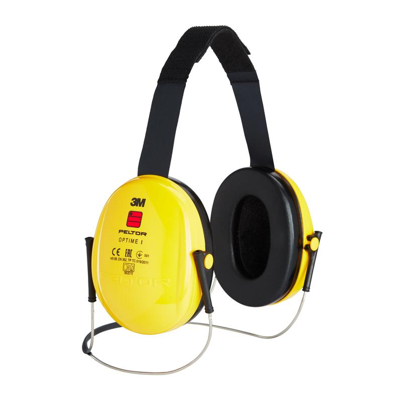 Protetores auriculares 3M™ PELTOR™ Optime™ I, amarelo, fita para o pescoço, H510B-403-GU | Pacote (1 peça)