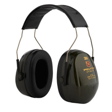 Protetores auriculares 3M™ PELTOR™ Optime™ II, verdes, dobráveis, H520F-409-GQ | Pacote (1 peça)