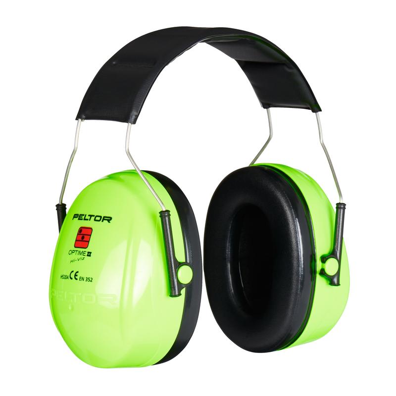 Protetores auriculares 3M™ PELTOR™ Optime™ II, cor de advertência, faixa de cabeça, H520A-472-GB | Pacote (1 peça)