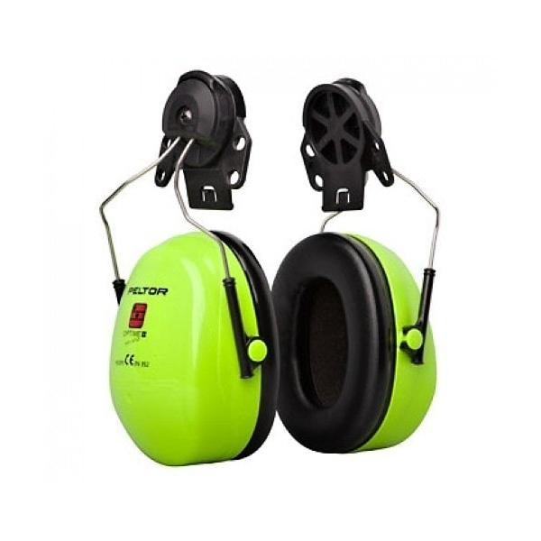 Protetores auriculares 3M™ PELTOR™ Optime™ III, cor de alta visibilidade, suporte para capacete, H540P3E-475-GB | Pacote (1 peça)