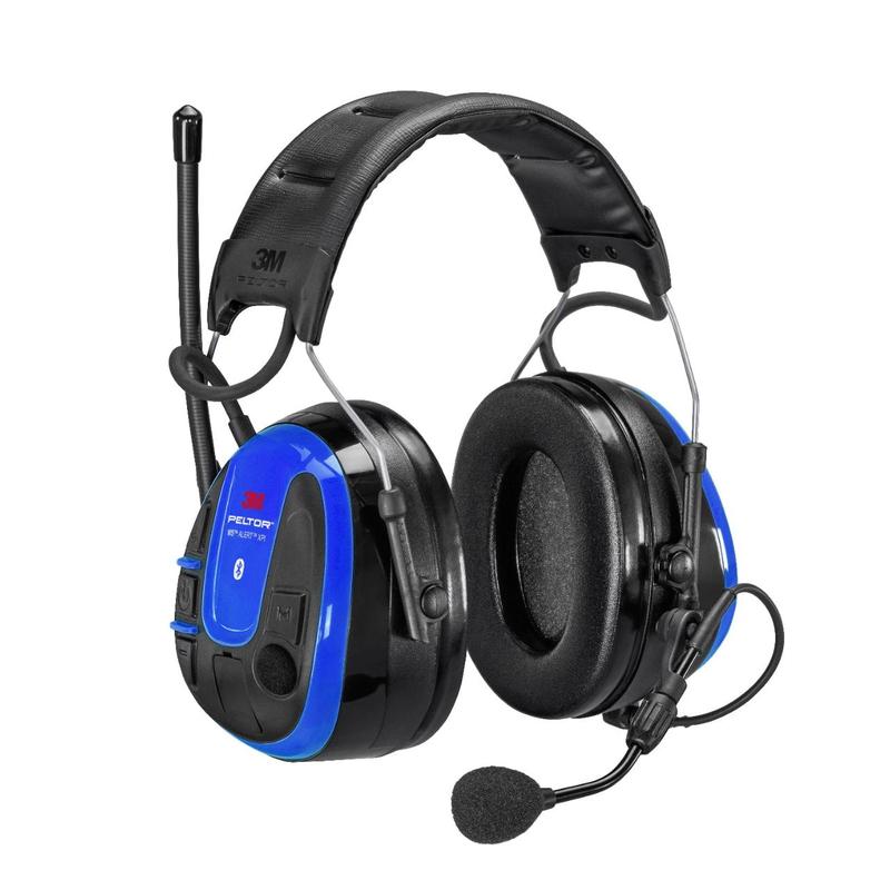 Auriculares 3M™ PELTOR™ WS™ ALERT™ XPI, 30 dB, Bluetooth, aplicação móvel, incl. acessórios, faixa de cabeça, MRX21A3WS6-ACK | Pacote (1 peça)