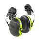 Protetores auriculares 3M™ PELTOR™, cor de alta visibilidade, acessório para capacete, X4P3 | Pacote (1 peça)