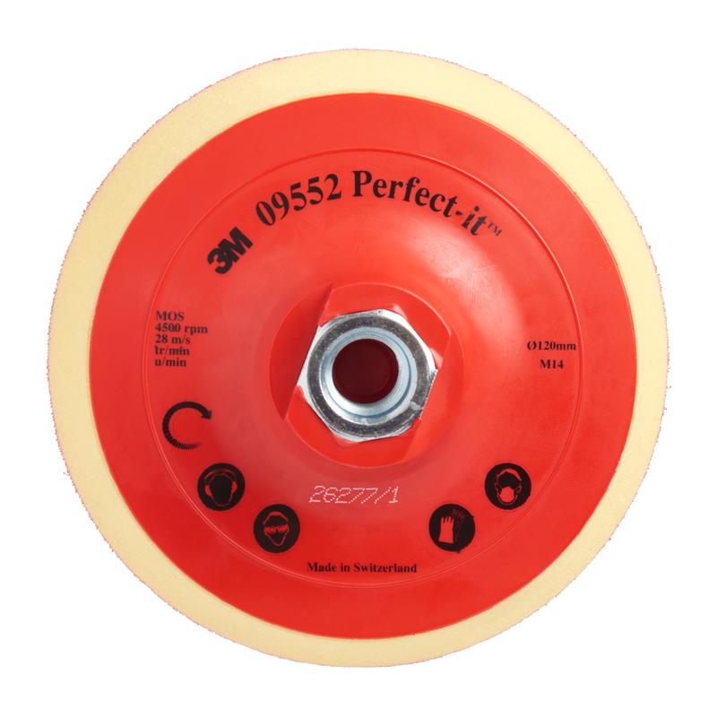 Base de apoio 3M™ Perfect-It™, 125 mm, M14, 09552 | Pacote (1 peça)