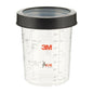 Copo externo 3M™ PPS™ com anel de rosca, Midi, 400 ml, 16122 | Pacote (400 ml)