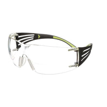Óculos de segurança para leitores 3M™ SecureFit™ 400, hastes pretas/verdes, revestimento antiarranhões/antiembaçante, lente transparente de potência +2,0, SF420AS/AF-EU, 20 por pacote | Pacote (1 peça)