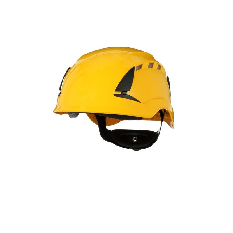 Capacete de proteção 3M™ SecureFit™ X5500, ventilado, CE, amarelo, X5502V-CE | Pacote (1 peça)