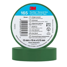 Fita Isolante de Vinil 3M™ Temflex™ 165, Verde - Fita Isolante Elétrica
