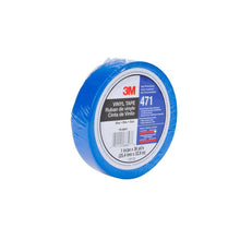 Fita de PVC macio 3M™ 471, azul, 9 mm x 33 m, 0,14 mm, embalada individualmente | Pacote (1 rolo)