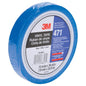 Fita de PVC macio 3M™ 471, azul, 12 mm x 32 m, 0,14 mm, embalada individualmente | Pacote (1 rolo)