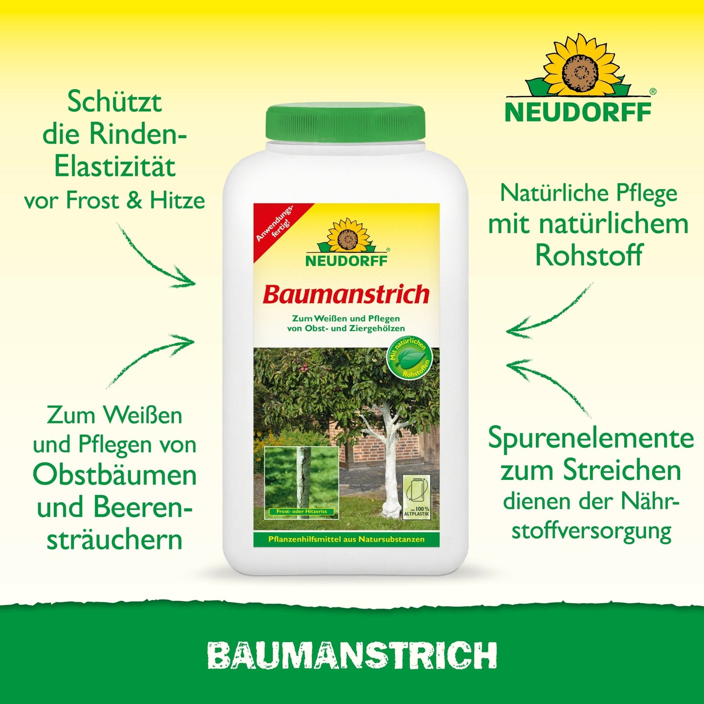 Tinta orgânica para árvores