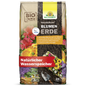 Die 20L NeudoHum BlumenErde von Neudorff Shop ist mit bunten Blumen auf der Verpackung versehen und bietet biologische, torffreie Blumenerde mit natürlichem Wasserrückhalt - perfekt für Gartenpflanzen.