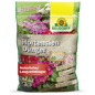 Um saco de 1,75 kg de Neudorff Shop Azet HortensienDünger, um fertilizante natural para hortênsias de jardim, com uma embalagem com flores rosa e brancas e texto em alemão.