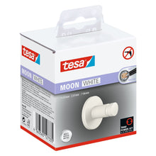 tesa MOON WHITE Handtuchhaken, weiß matt, inkl. Klebelösung