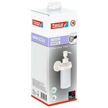 Dispensador de sabonete de parede tesa MOON WHITE, branco mate, incluindo solução adesiva