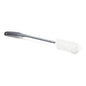 A escova para garrafas Nölle Profi Brush (460x160x60 mm) da Nölle Profi Brush Bürsten- & Pinseltechnik e.K. tem cerdas de nylon brancas rígidas em forma cilíndrica e um cabo cinza KS com orifício para pendurar.