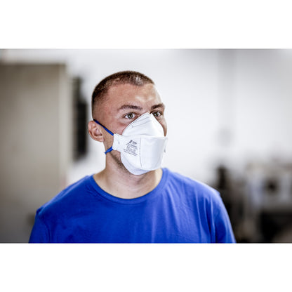 NITRAS SAFE AIR PRO, máscara respiratória, branca, EN 149, caixa com 15 peças qualidade premium | Pacote (15 peças)