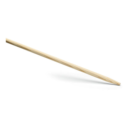 Ein Nölle Profi Brush Gerätestiel 28x1.500 mm von Nölle Profi Brush Bürsten- & Pinseltechnik e.K. liegt auf einer weißen Fläche, schräg von links oben nach rechts unten.