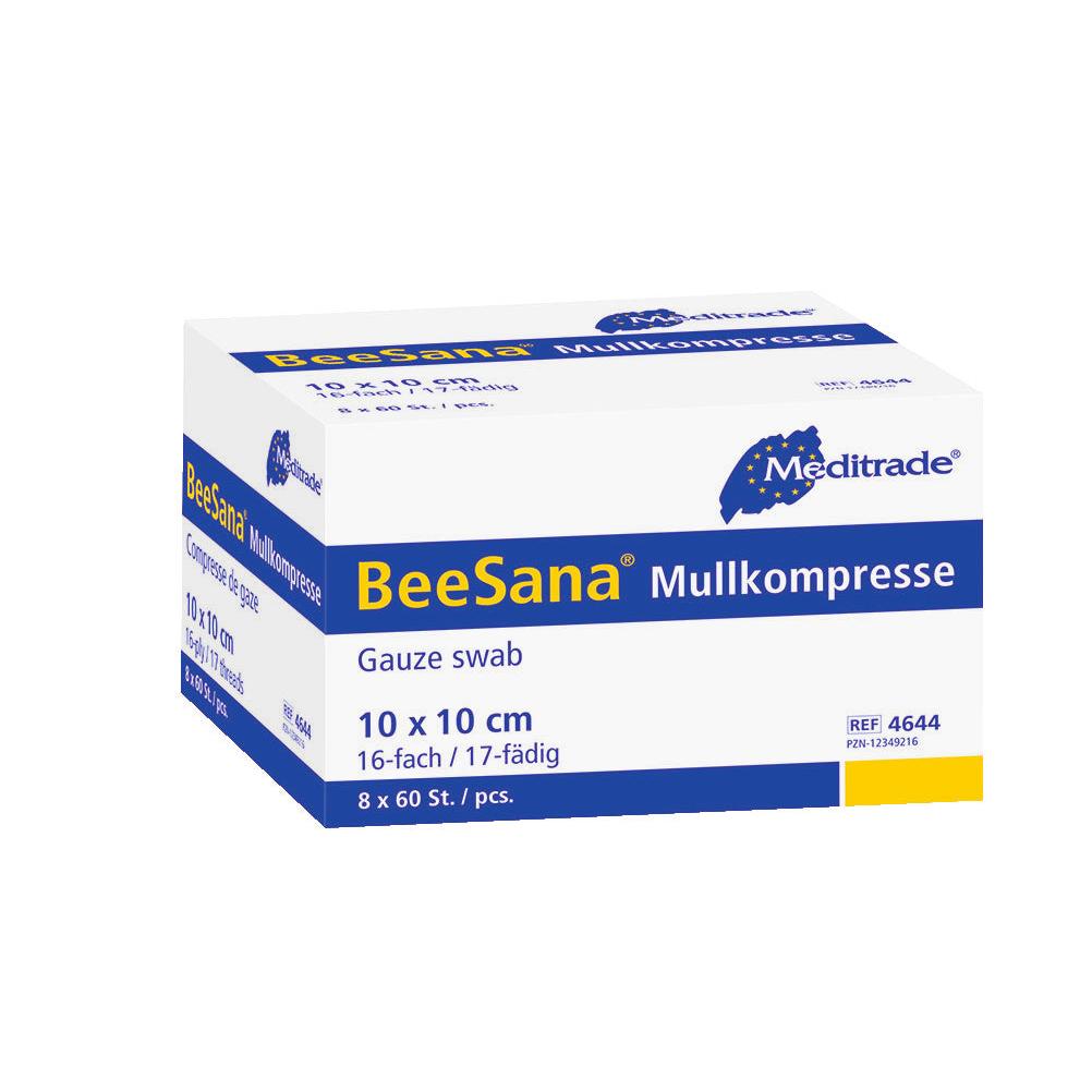 Compressa de gaze BeeSana®, sem RöKo, estéril