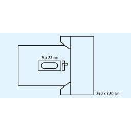 FD PP abdômen/vértebras Pano sk 260x320* 9x22* trama crepe | Pacote (7 peças)
