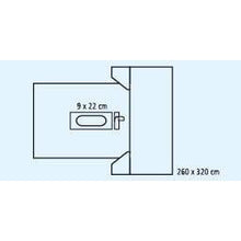 FD PP abdômen/vértebras Pano sk 260x320* 9x22* trama crepe | Pacote (7 peças)