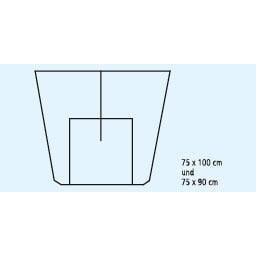Hartmann Fdrape P tecido turbante 100x65 90x75 P22 | Pacote (22 peças)