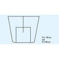 Hartmann Fdrape P tecido turbante 100x65 90x75 P22 | Pacote (22 peças)