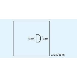 FD PP ENT/MKG pano sk 225x235* 10x18* trama crepe | Pacote (8 peças)