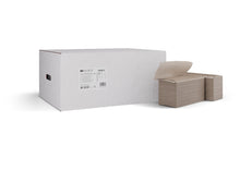 Toalhas de papel, dobra em V, 23,5x21cm, marrom, 20x250 folhas | Caixa (20 pacotes)