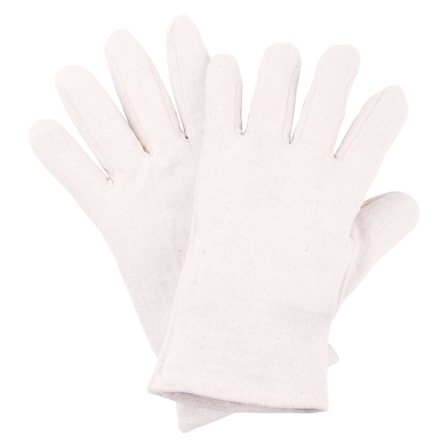 Luvas de jersey de algodão NITRAS, jersey de algodão natural | Pacote (12 pares)