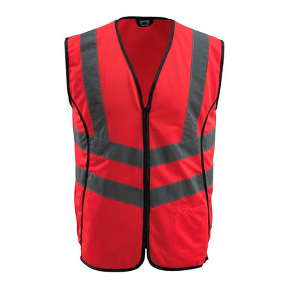 Colete de trânsito MASCOT® Wingate, vermelho de alta visibilidade