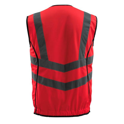 Colete de trânsito MASCOT® Wingate, vermelho de alta visibilidade