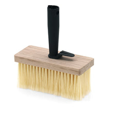 A escova de teto Nölle Profi Brush (17x7 cm, cerdas de fibra de 70 mm) da Nölle Profi Brush Bürsten- & Pinseltechnik e.K. possui uma base de madeira e um cabo angulado - perfeito para pintar tetos sem esforço.