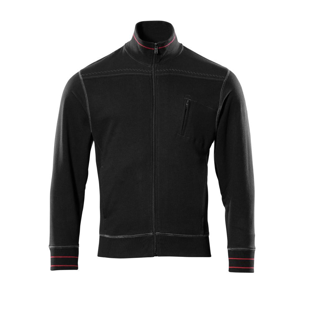 Moletom MASCOT® Chania com zíper, preto