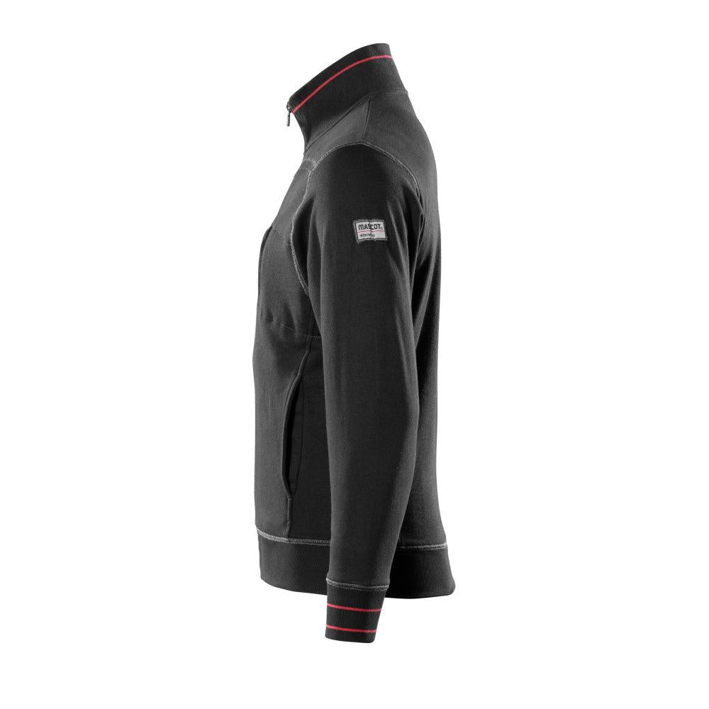 Moletom MASCOT® Chania com zíper, preto