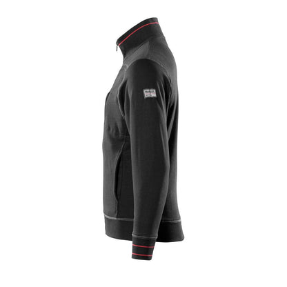 Moletom MASCOT® Chania com zíper, preto