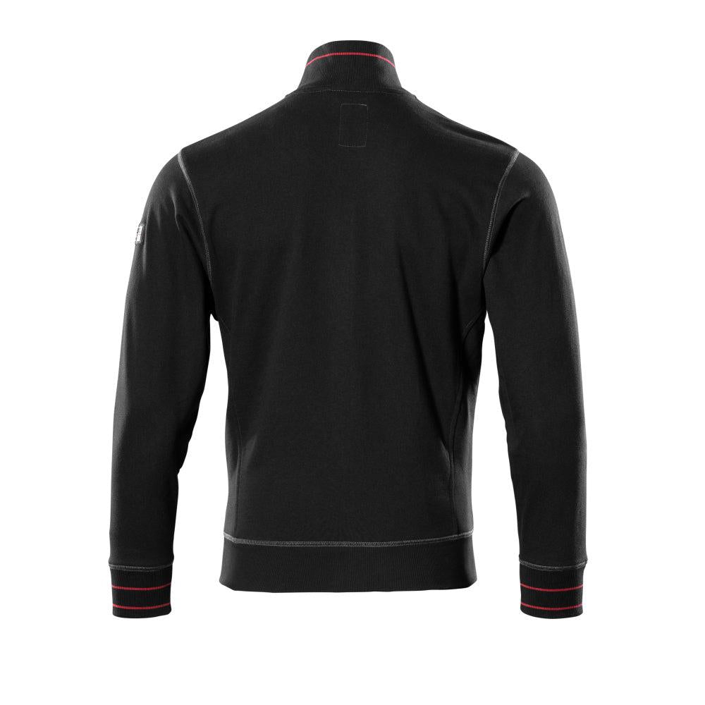 Moletom MASCOT® Chania com zíper, preto