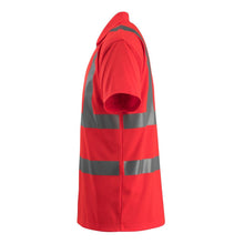 Polo MASCOT® Bowen, vermelho de alta visibilidade