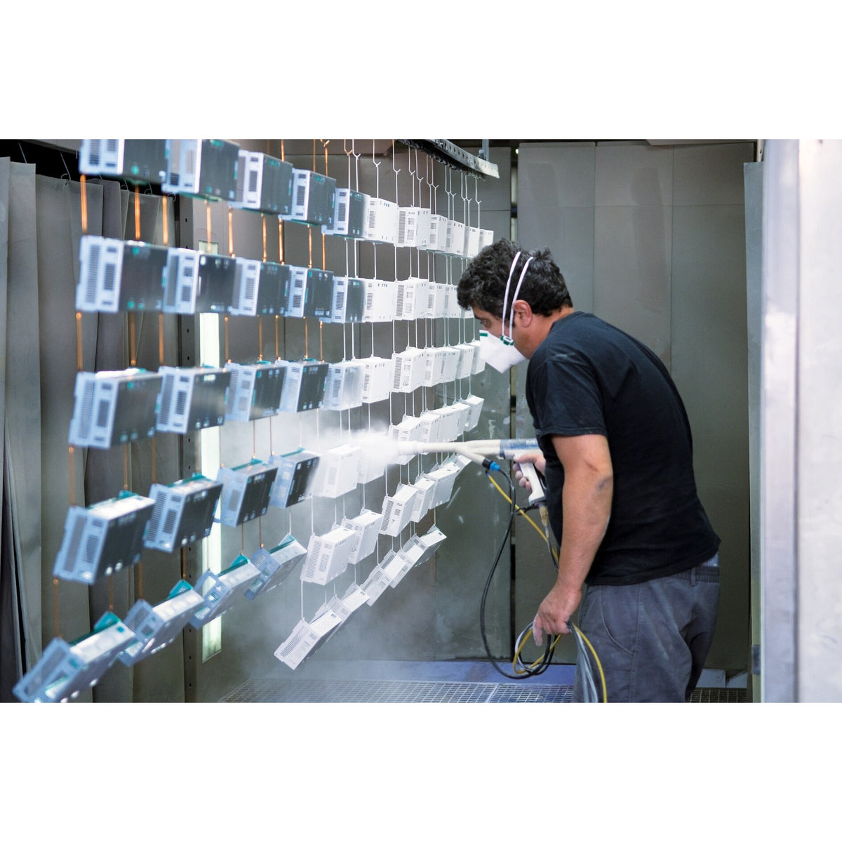 tesa 50600 PET-Abdeckband 220°C, grün-transparent – Anwendung