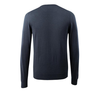 Camisola de malha com gola redonda