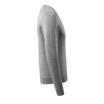 Camisola de malha com gola redonda