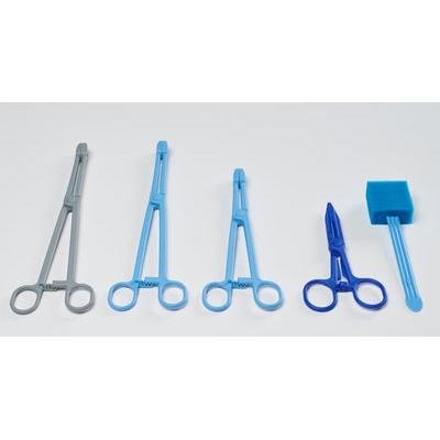 Pinça porta-pau 24 cm, P66 azul | Pacote (66 peças)