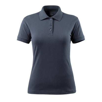 Camisa pólo feminina MASCOT® Grasse, preto-azul
