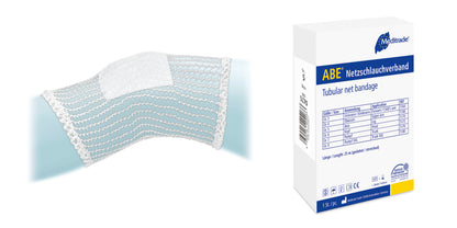 Bandagem tubular de malha ABE®, 2,2 cm x 25 m, antebraço | Pacote (1 peça)