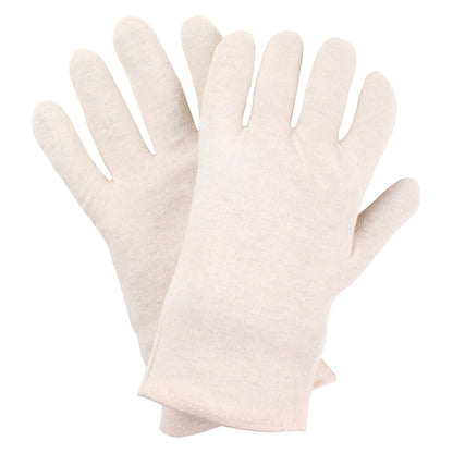 Luvas de jersey de algodão NITRAS, jersey de algodão natural | Pacote (12 pares)