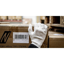 Luvas de jersey de algodão NITRAS, jersey de algodão natural | Pacote (12 pares)