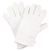 Luvas de jersey de algodão NITRAS, brancas, jersey de algodão OEKO-TEX | Pacote (12 pares)