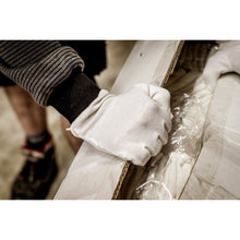 Luvas de jersey de algodão NITRAS, brancas, jersey de algodão OEKO-TEX | Pacote (12 pares)