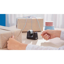 Desenrolador de mesa tesafilm Smart + 2 rolos Clear Recycled, transparente – Utilização
