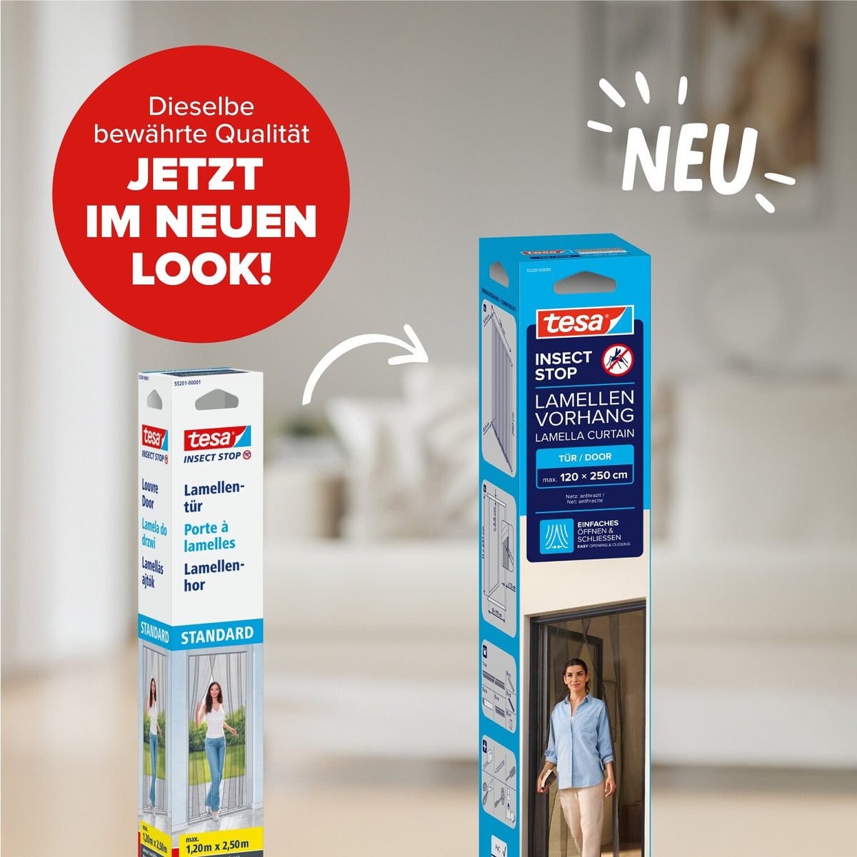 tesa INSECT STOP Lamellenvorhang – Produktmerkmale