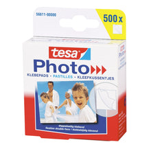 Adesivos fotográficos tesa, brancos, com adesivo em ambos os lados, 500 unidades